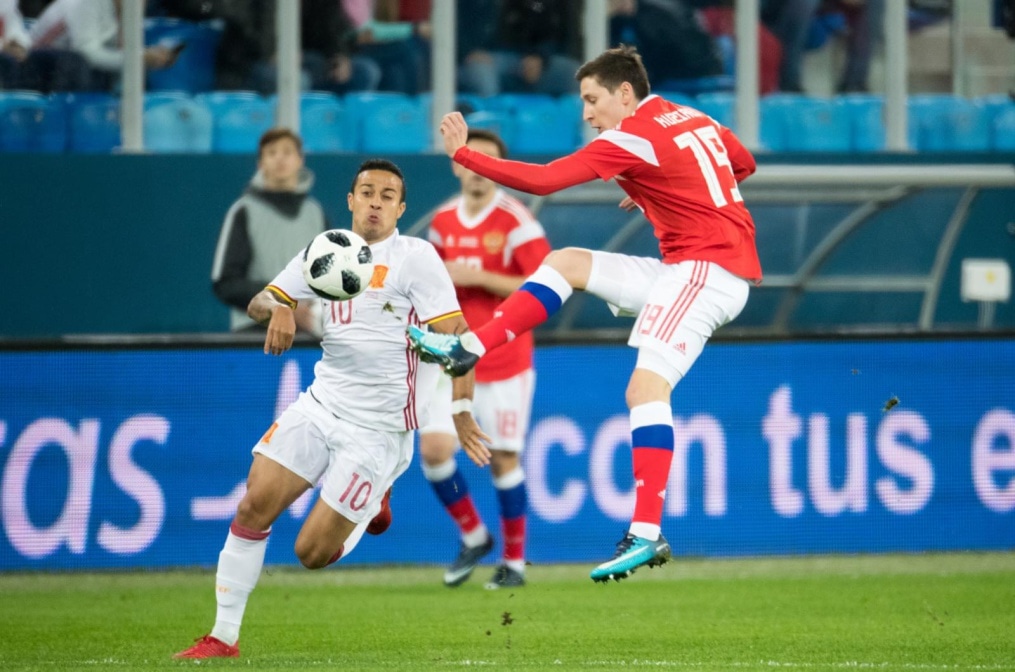 Товарищеский матч «Россия» — «Испания»