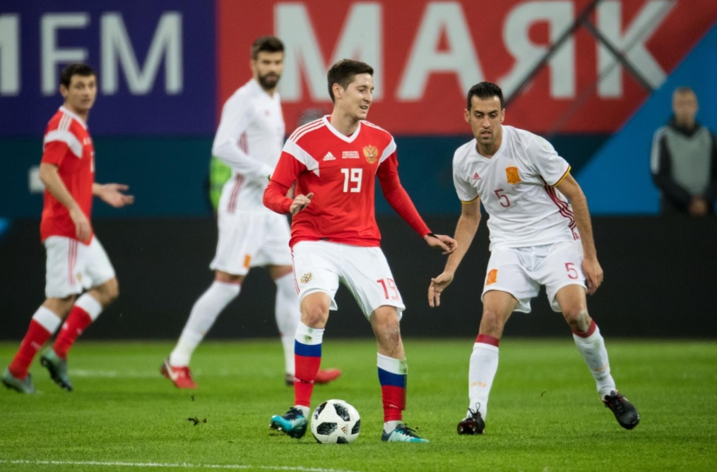 Товарищеский матч «Россия» — «Испания»