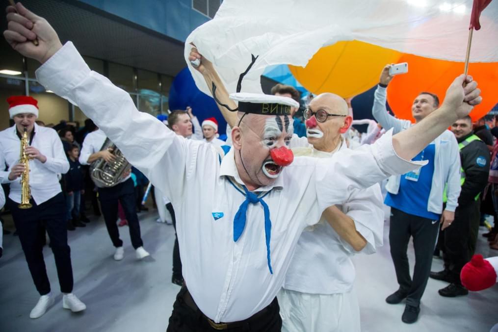 Новогодний «Фан-Променад» на матче «Зенит» — «Урал»