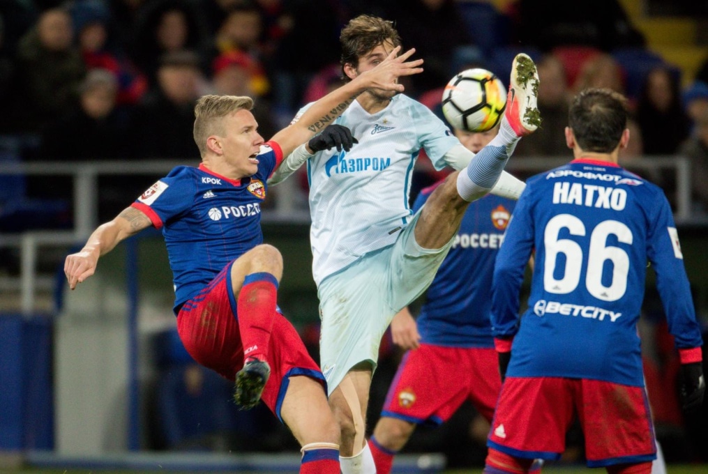 РОСГОССТРАХ-Чемпионат России 2017/18, ЦСКА — «Зенит»