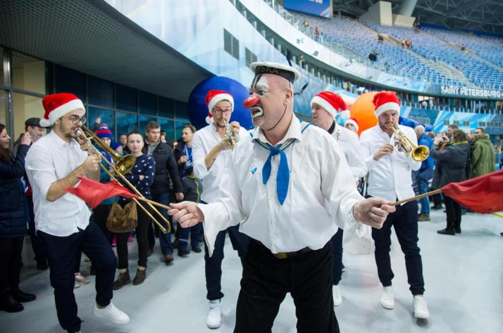 Новогодний «Фан-Променад» на матче «Зенит» — «Урал»