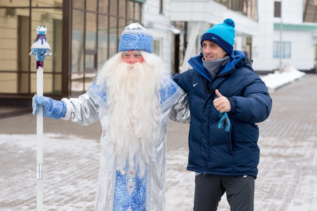 Дед Мороз в гостях у «Зенита»