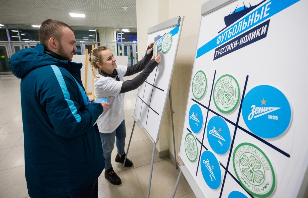 Фан-променад на матче Лига Европы УЕФА 2017/18, «Зенит» — «Селтик»