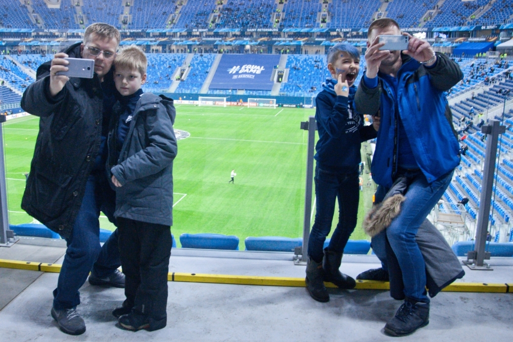 Фан-променад на матче «Зенит» — «Селтик»