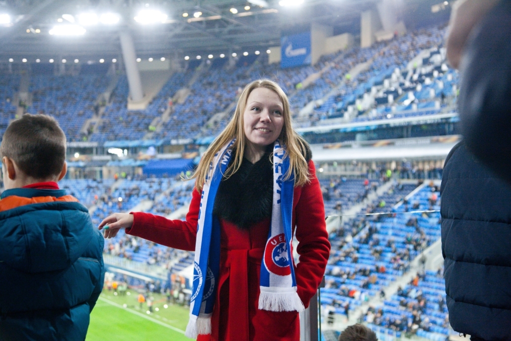 Фан-променад на матче «Зенит» — «Селтик»