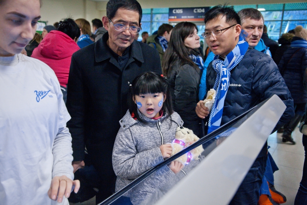 Фан-променад на матче «Зенит» — «Селтик»