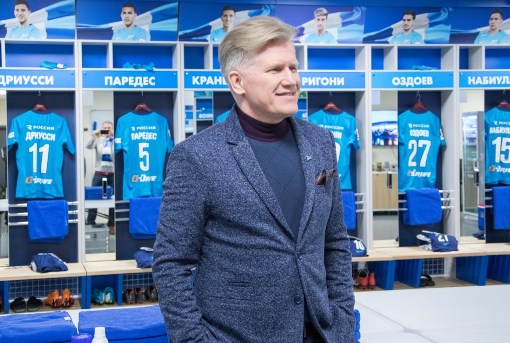 Чемпионы Олимпийских Игр на матче «Зенит» — «Амкар»