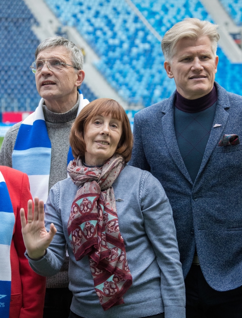 Чемпионы Олимпийских Игр на матче «Зенит» — «Амкар»