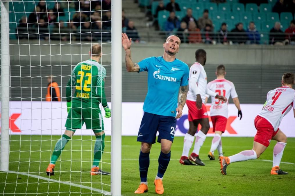 Лига Европы УЕФА 2017/18, 1/8 финала, «РБ Лейпциг» — «Зенит»