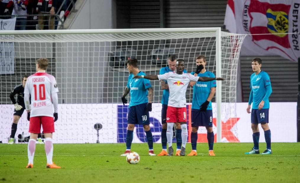 Лига Европы УЕФА 2017/18, 1/8 финала, «РБ Лейпциг» — «Зенит»