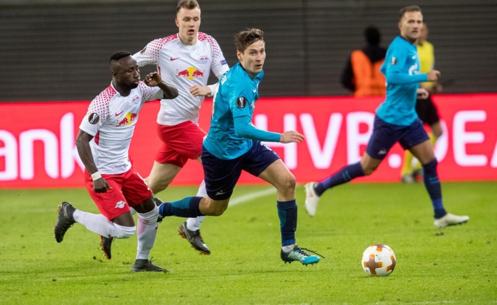 Лига Европы УЕФА 2017/18, 1/8 финала, «РБ Лейпциг» — «Зенит»