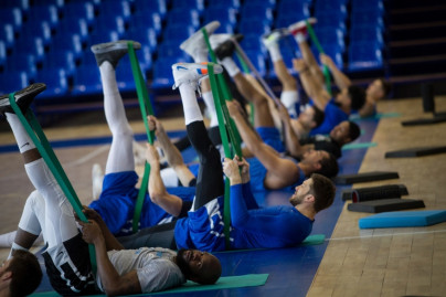 «Зенит» начал подготовку к плей-офф Единой лиги ВТБ. Тренировка в «Газпром» — Академии