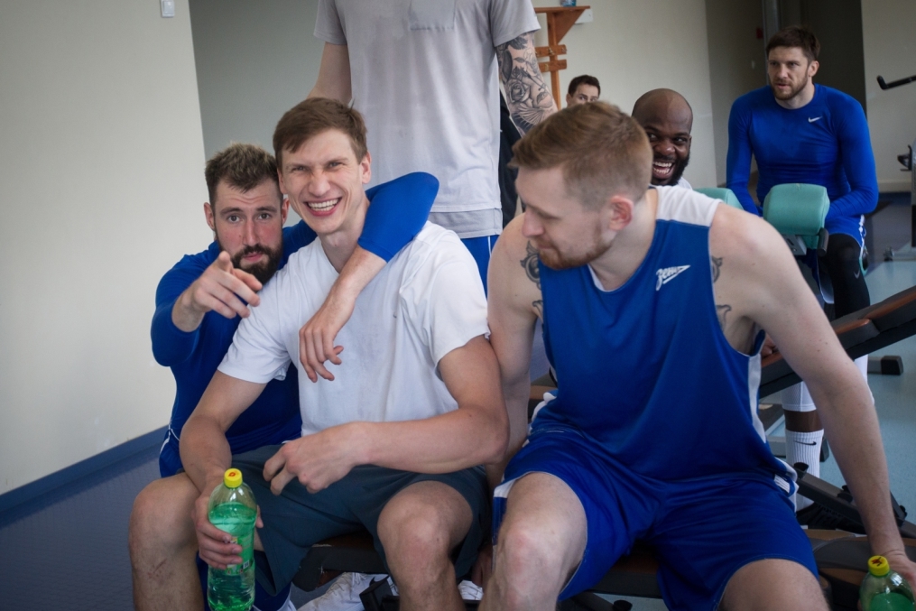 «Зенит» начал подготовку к плей-офф Единой лиги ВТБ. Тренировка в «Газпром» — Академии