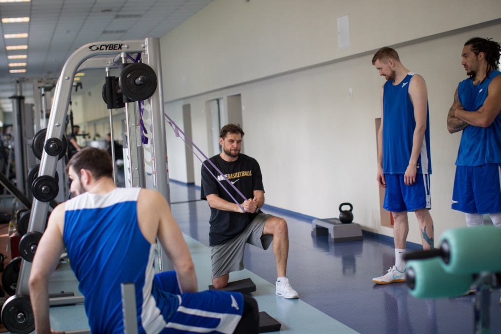 «Зенит» начал подготовку к плей-офф Единой лиги ВТБ. Тренировка в «Газпром» — Академии