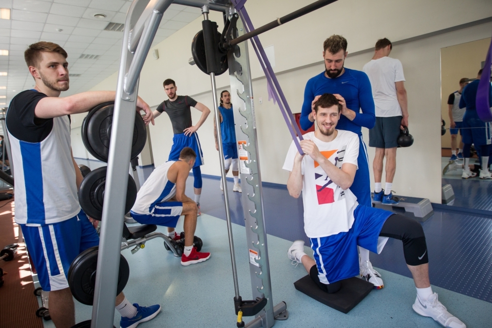 «Зенит» начал подготовку к плей-офф Единой лиги ВТБ. Тренировка в «Газпром» — Академии