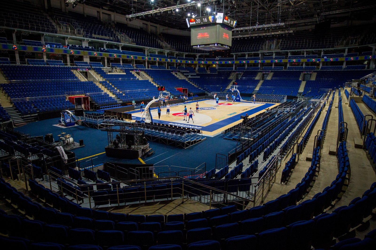 «Финал Четырех» Единой лиги ВТБ. Тренировка  «Зенита» перед матчем с ЦСКА