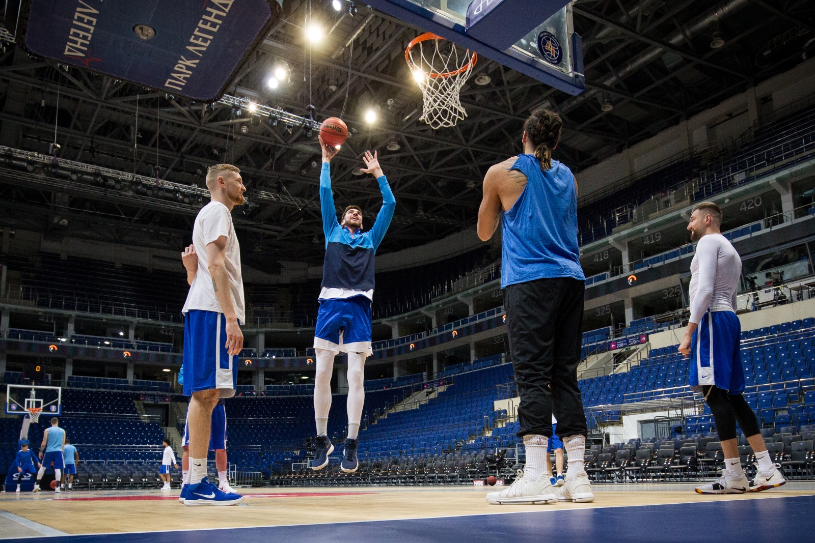 «Финал Четырех» Единой лиги ВТБ. Тренировка  «Зенита» перед матчем с ЦСКА