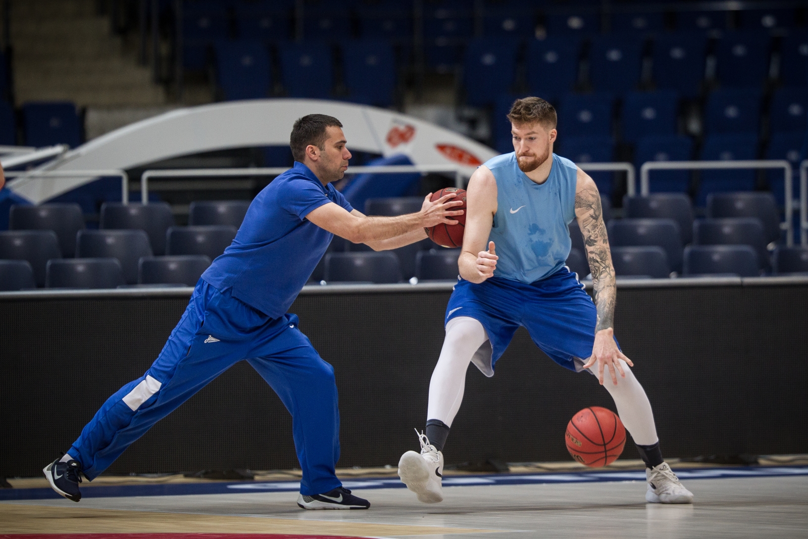 «Финал Четырех» Единой лиги ВТБ. Тренировка  «Зенита» перед матчем с ЦСКА