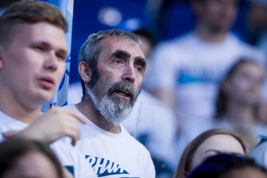 Болельщики на метче за третье место Единой Лиги ВТБ 2017/2018 УНИКС — «Зенит»