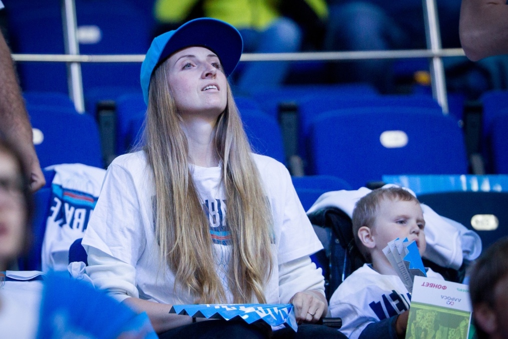 Болельщики на метче за третье место Единой Лиги ВТБ 2017/2018 УНИКС — «Зенит»