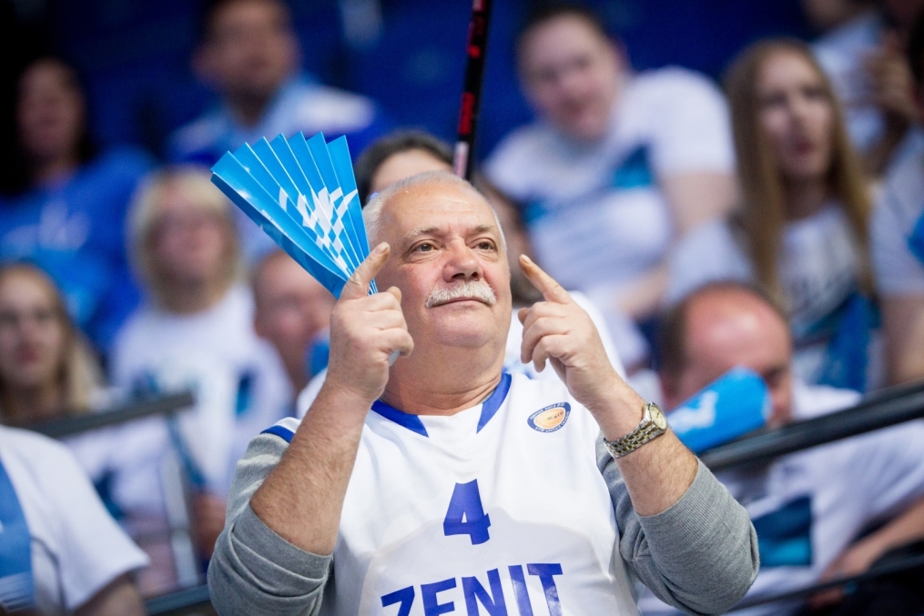 Болельщики на метче за третье место Единой Лиги ВТБ 2017/2018 УНИКС — «Зенит»