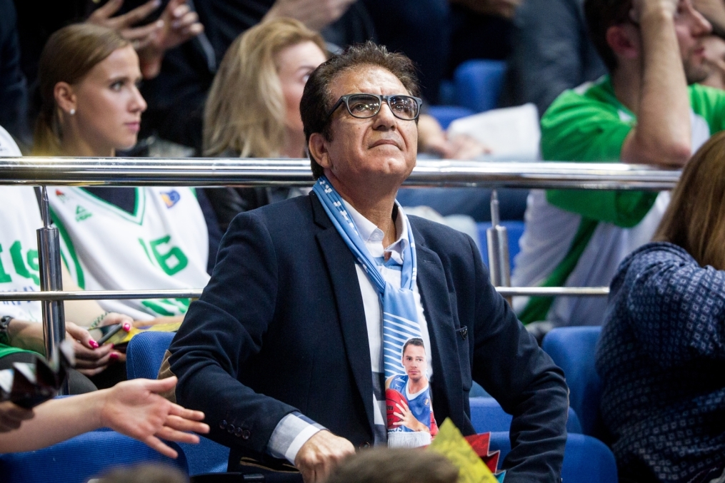 Болельщики на метче за третье место Единой Лиги ВТБ 2017/2018 УНИКС — «Зенит»