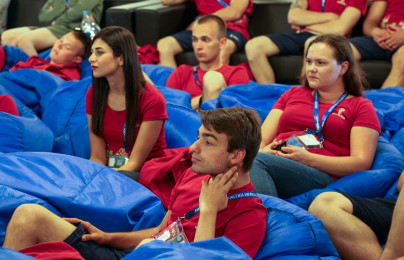 Сергей Семак встретился с волонтерами Чемпионата мира по футболу FIFA 2018