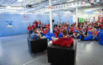 Сергей Семак встретился с волонтерами Чемпионата мира по футболу FIFA 2018