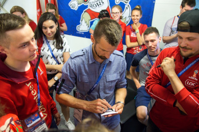 Сергей Семак встретился с волонтерами Чемпионата мира по футболу FIFA 2018