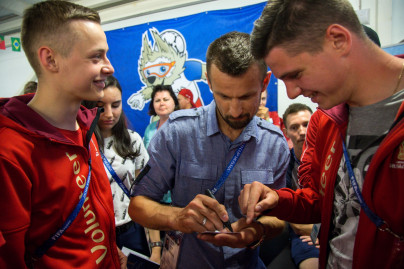 Сергей Семак встретился с волонтерами Чемпионата мира по футболу FIFA 2018