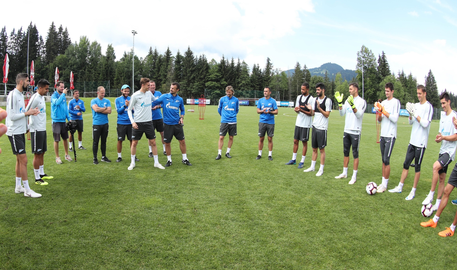 Вторые «Газпром» — тренировочные сборы в Австрии: 9 июля, утренняя тренировка