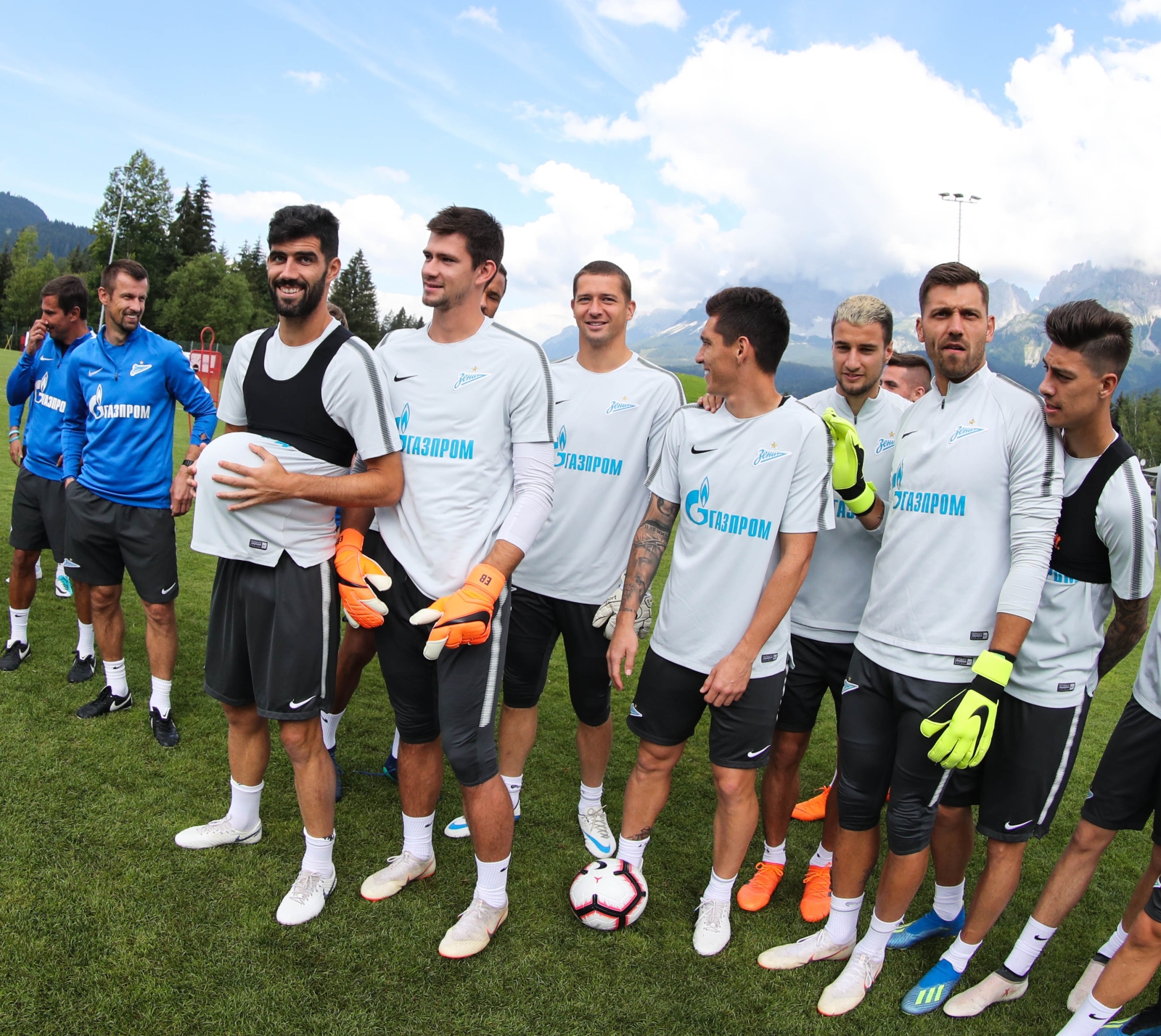 Вторые «Газпром» — тренировочные сборы в Австрии: 9 июля, утренняя тренировка