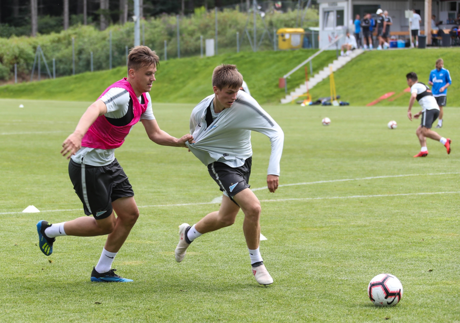 Вторые «Газпром» — тренировочные сборы в Австрии: 9 июля, утренняя тренировка