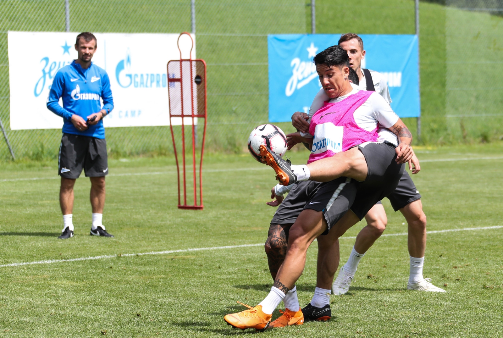 Вторые «Газпром» — тренировочные сборы в Австрии: 9 июля, утренняя тренировка