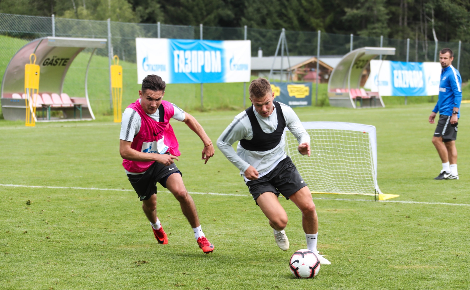 Вторые «Газпром» — тренировочные сборы в Австрии: 9 июля, утренняя тренировка