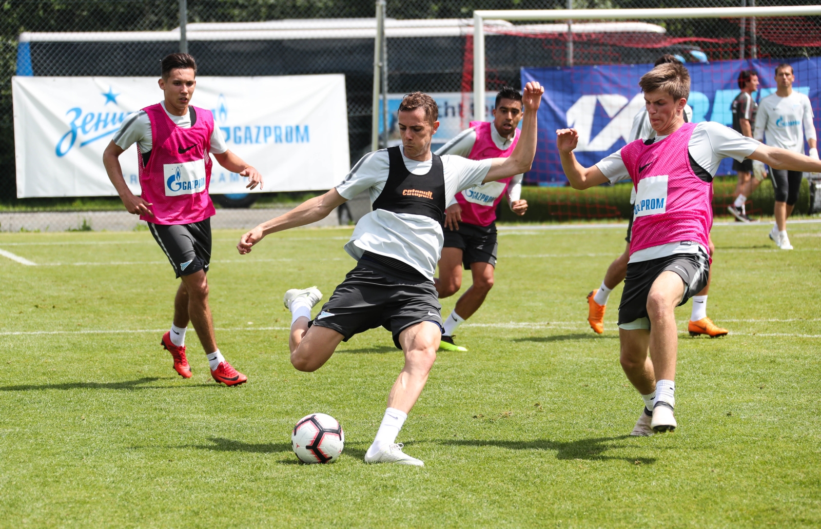 Вторые «Газпром» — тренировочные сборы в Австрии: 9 июля, утренняя тренировка