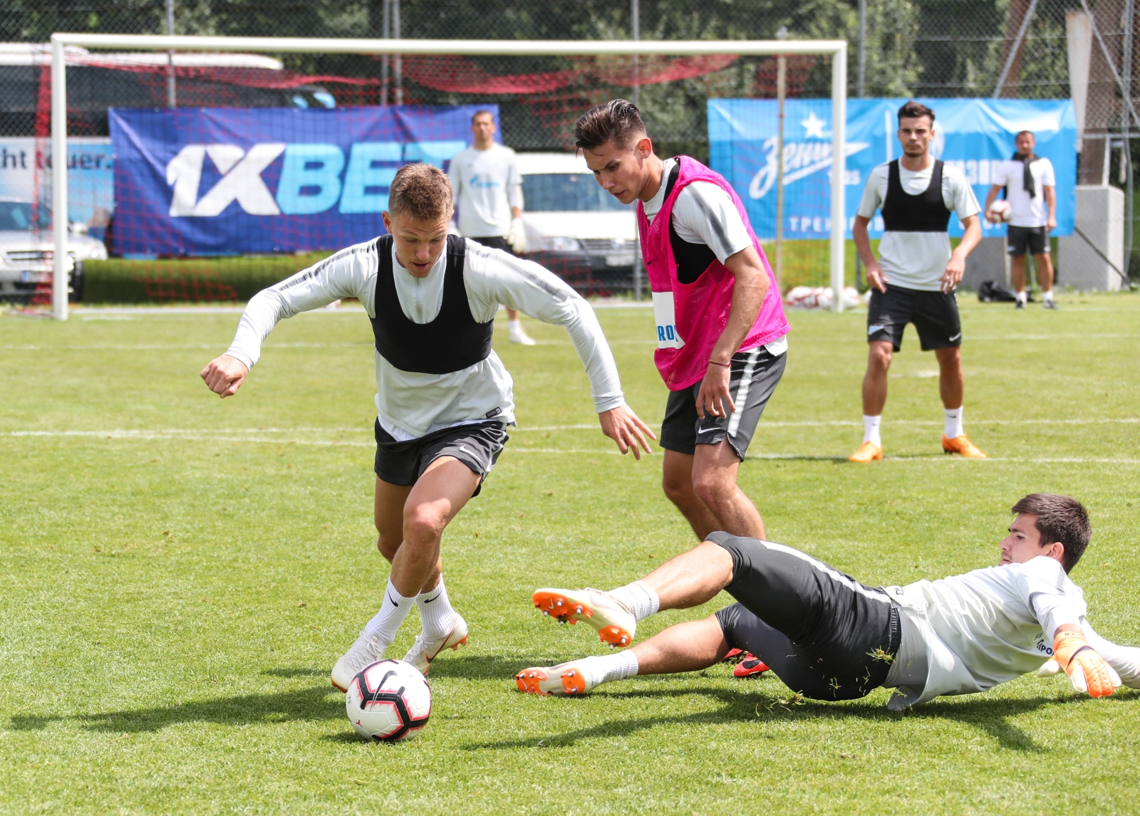 Вторые «Газпром» — тренировочные сборы в Австрии: 9 июля, утренняя тренировка