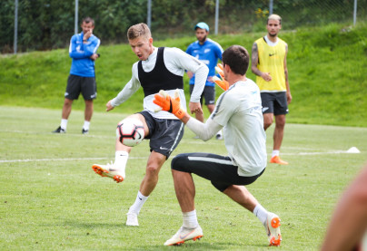 Вторые «Газпром» — тренировочные сборы в Австрии: 9 июля, утренняя тренировка