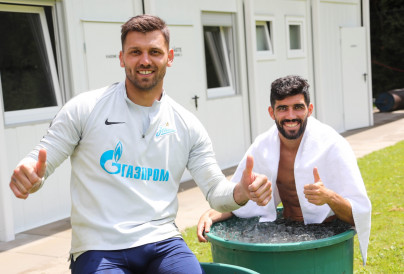 Вторые «Газпром» — тренировочные сборы в Австрии: 9 июля, утренняя тренировка