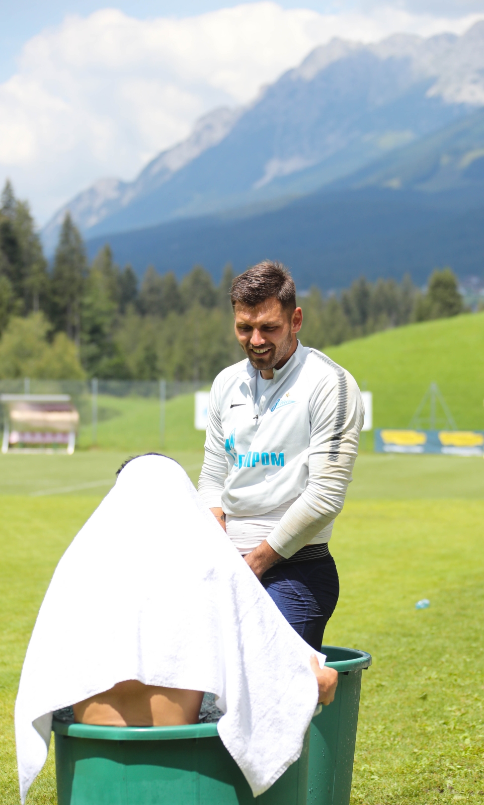 Вторые «Газпром» — тренировочные сборы в Австрии: 9 июля, утренняя тренировка