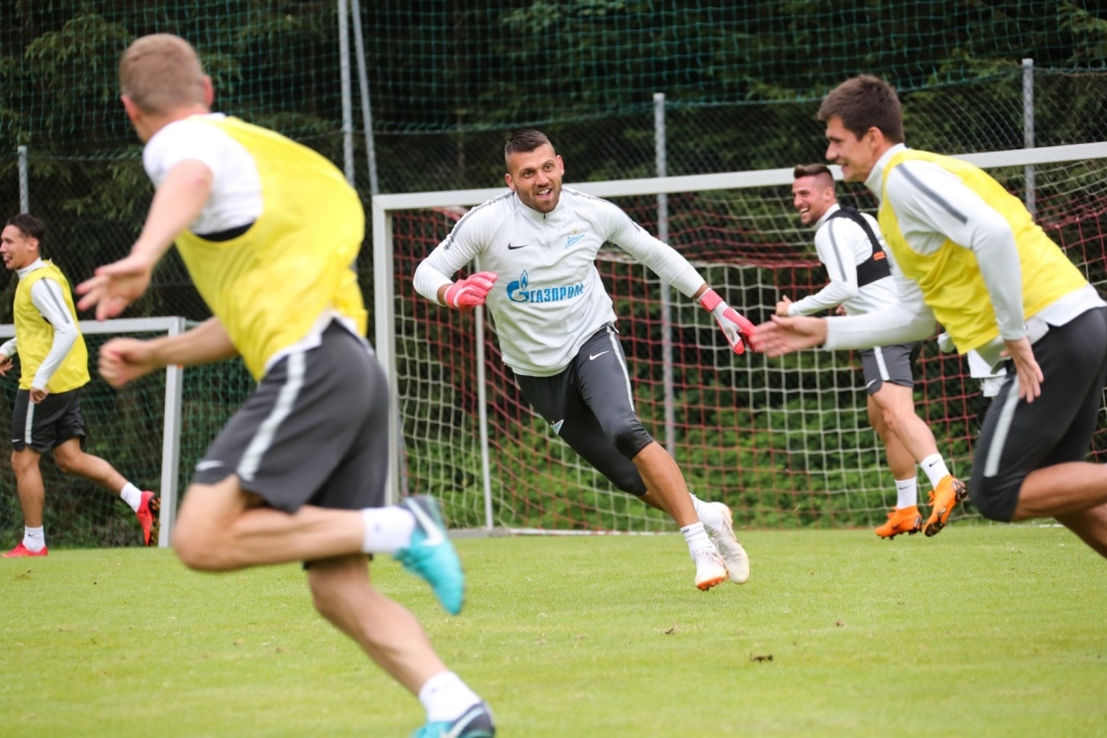 Вторые «Газпром» — тренировочные сборы в Австрии: 10 июля, вечерняя тренировка