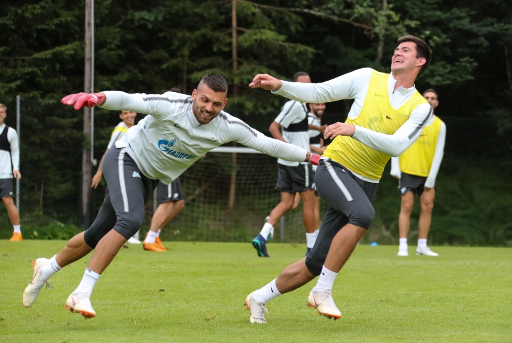 Вторые «Газпром» — тренировочные сборы в Австрии: 10 июля, вечерняя тренировка