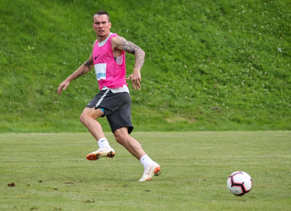 Вторые «Газпром» — тренировочные сборы в Австрии: 10 июля, вечерняя тренировка