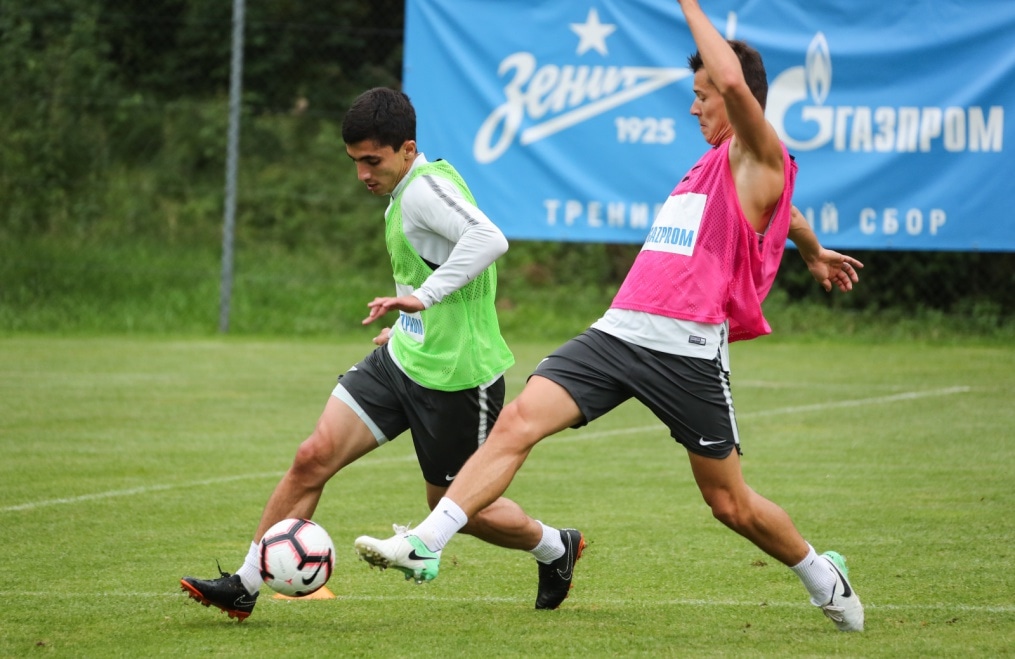 Вторые «Газпром» — тренировочные сборы в Австрии: 10 июля, вечерняя тренировка
