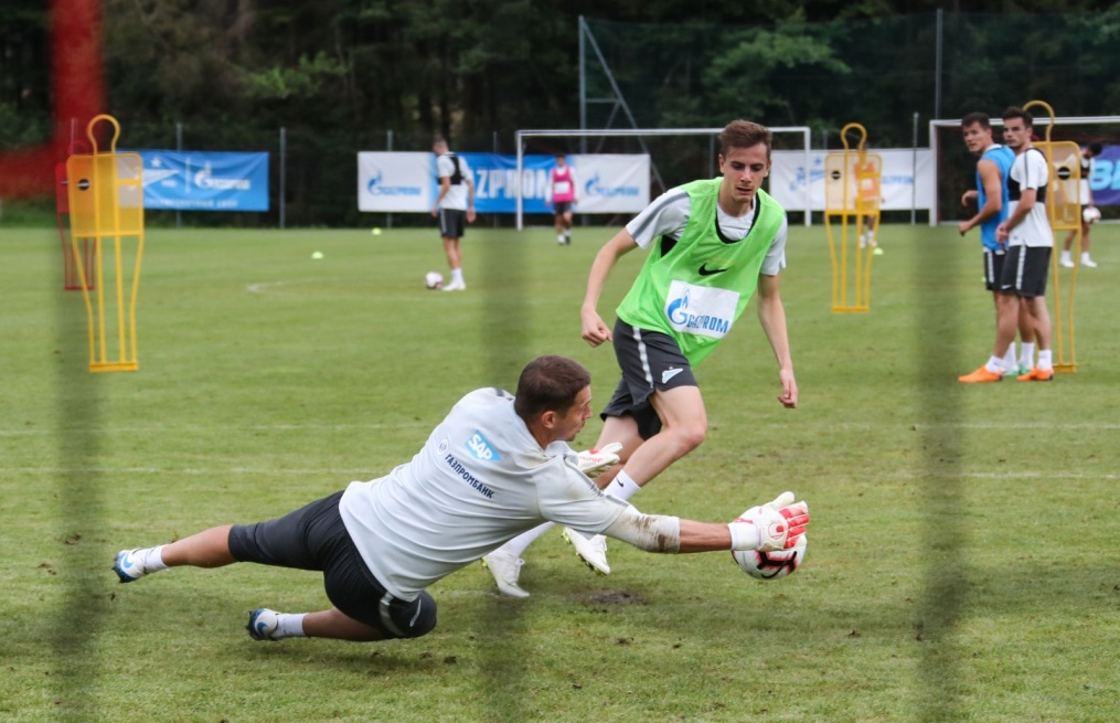 Вторые «Газпром» — тренировочные сборы в Австрии: 10 июля, вечерняя тренировка