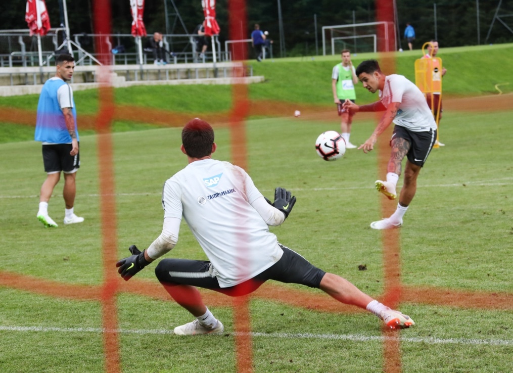 Вторые «Газпром» — тренировочные сборы в Австрии: 10 июля, вечерняя тренировка