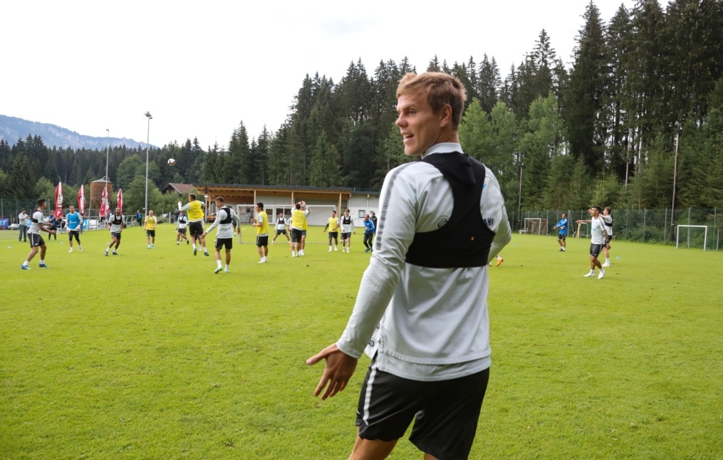 Вторые «Газпром» — тренировочные сборы в Австрии: 10 июля, вечерняя тренировка