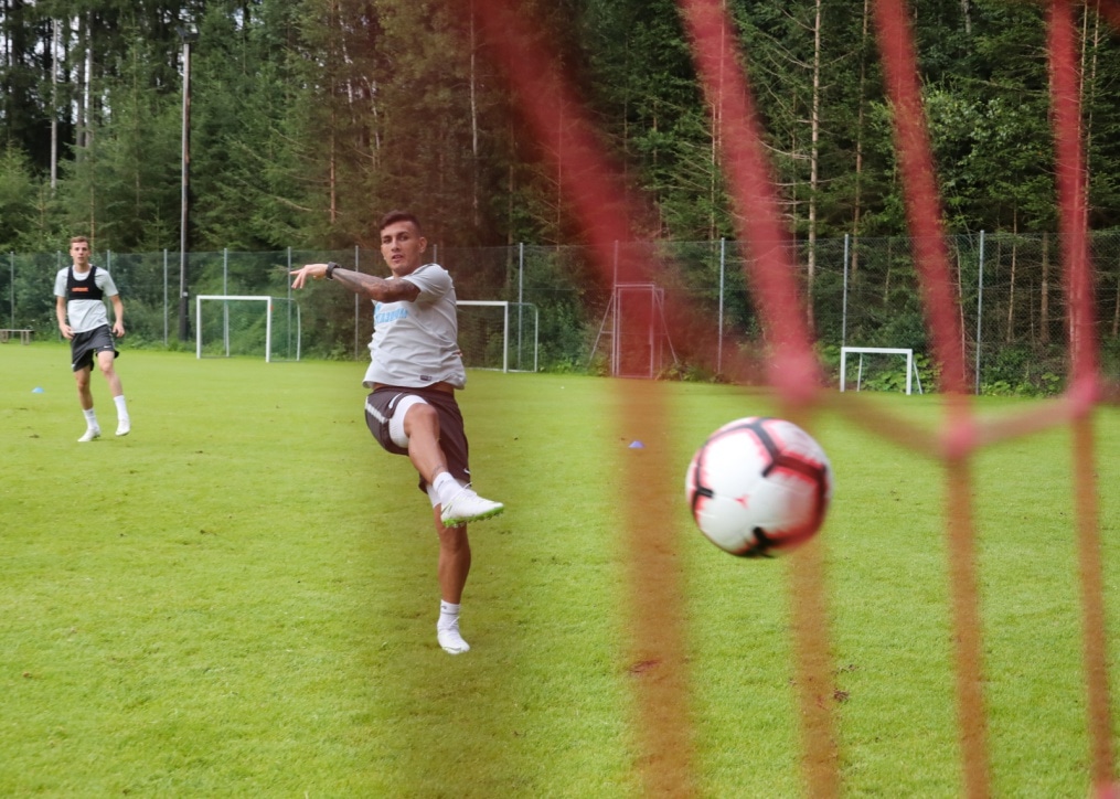 Вторые «Газпром» — тренировочные сборы в Австрии: 10 июля, вечерняя тренировка