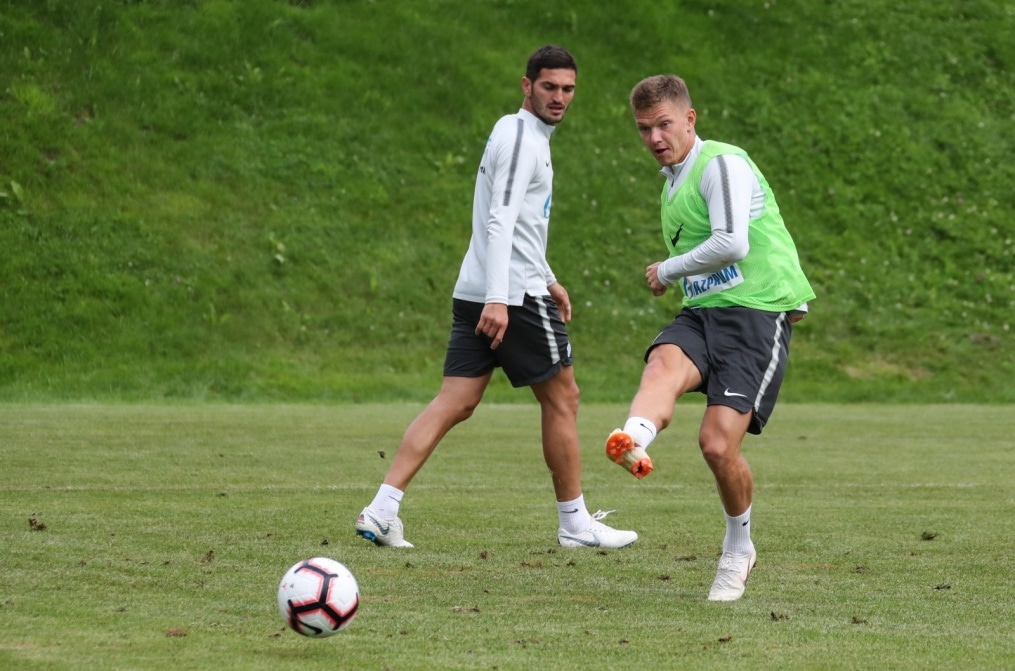 Вторые «Газпром» — тренировочные сборы в Австрии: 10 июля, вечерняя тренировка