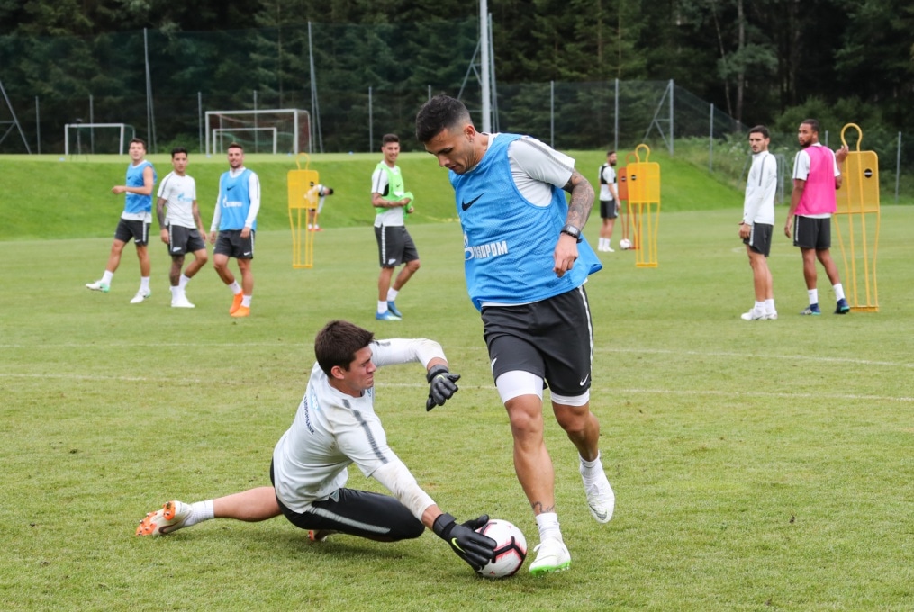 Вторые «Газпром» — тренировочные сборы в Австрии: 10 июля, вечерняя тренировка